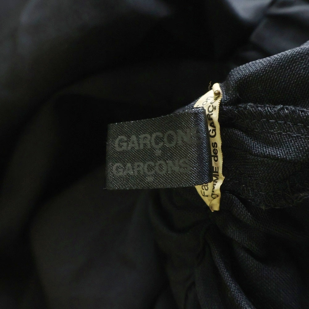 COMME des GARCONS(コムデギャルソン) 25AW フリル ワイドパンツ ブラック レディース RP-P025