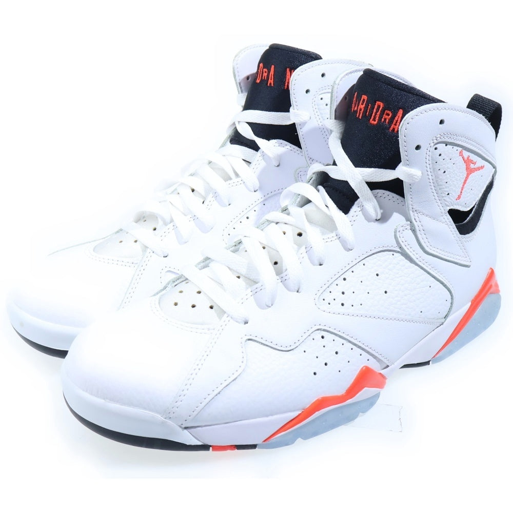 NIKE(ナイキ) AIR JORDAN 7 RETRO WHITE INFRARED CU9307-160 エアジョーダン7 レトロ ホワイト インフラレッド ハイカットスニーカー ホワイト 29.5cm/US11.5