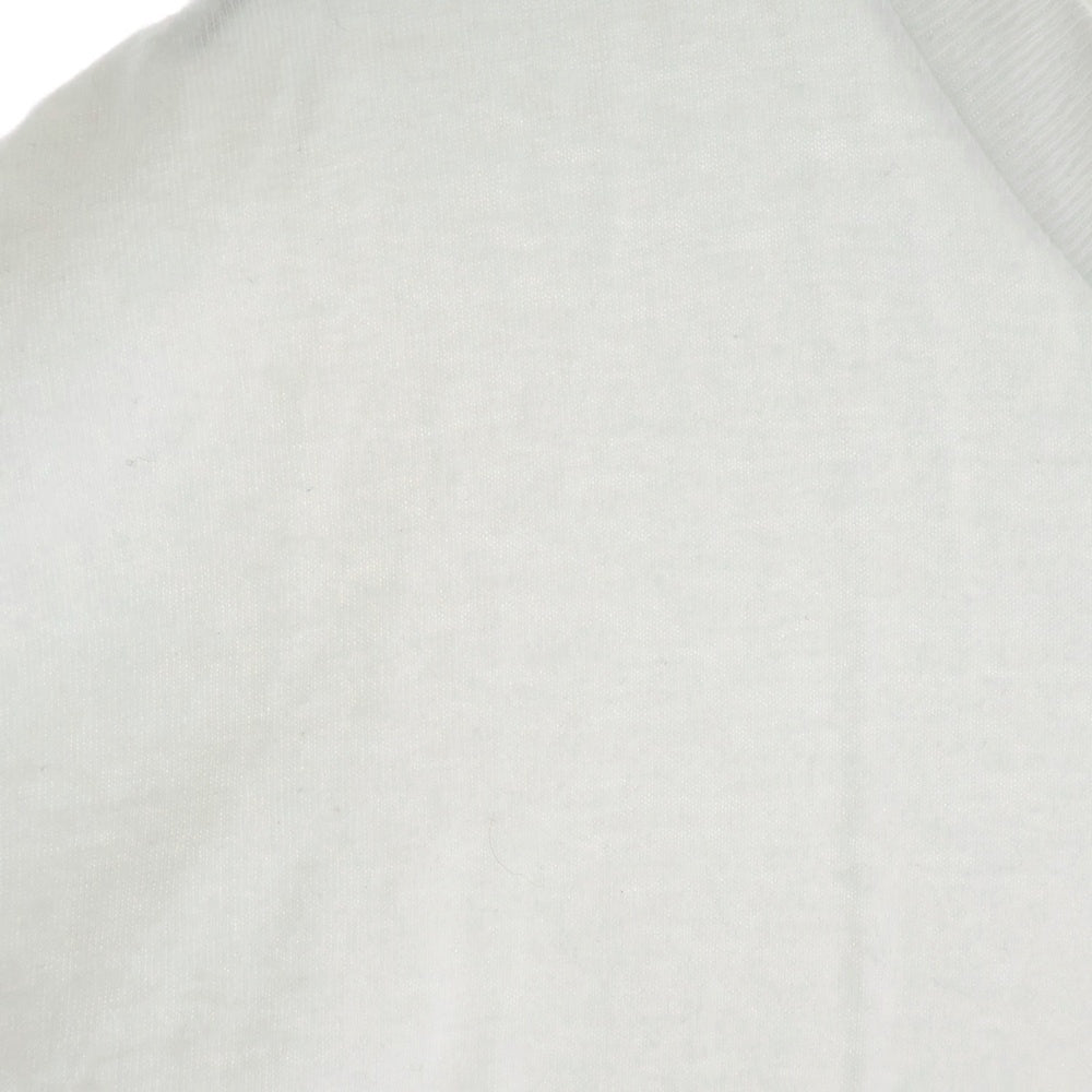 TENDERLOIN(テンダーロイン) 22SS 両面ロゴプリントクルーネック半袖Tシャツカットソー ホワイト