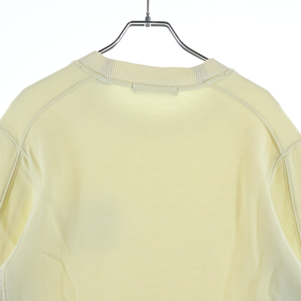 SCOTCH&SODA(スコッチ アンド ソーダ) 19AW No.22 PRINT SWEATSHIRT 152230-19-FWMM-D40 フロントロゴプリント クルーネック長袖スウェットトレーナー ベージュ