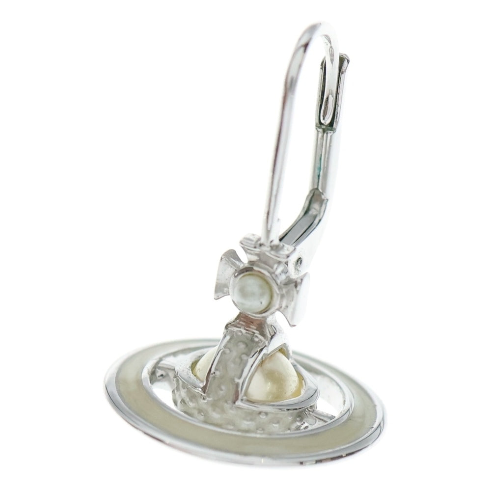Vivienne Westwood(ヴィヴィアンウエストウッド) SIMONETTA EARRINGS 62020115 シモネッタ 立体オーブ フック型ピアス シルバー ※片耳のみ