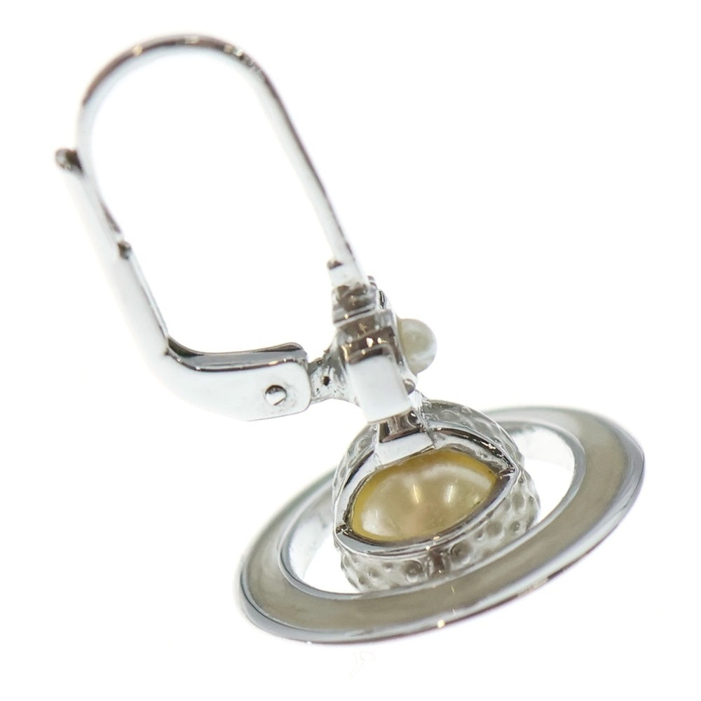 Vivienne Westwood(ヴィヴィアンウエストウッド) SIMONETTA EARRINGS 62020115 シモネッタ 立体オーブ フック型ピアス シルバー ※片耳のみ