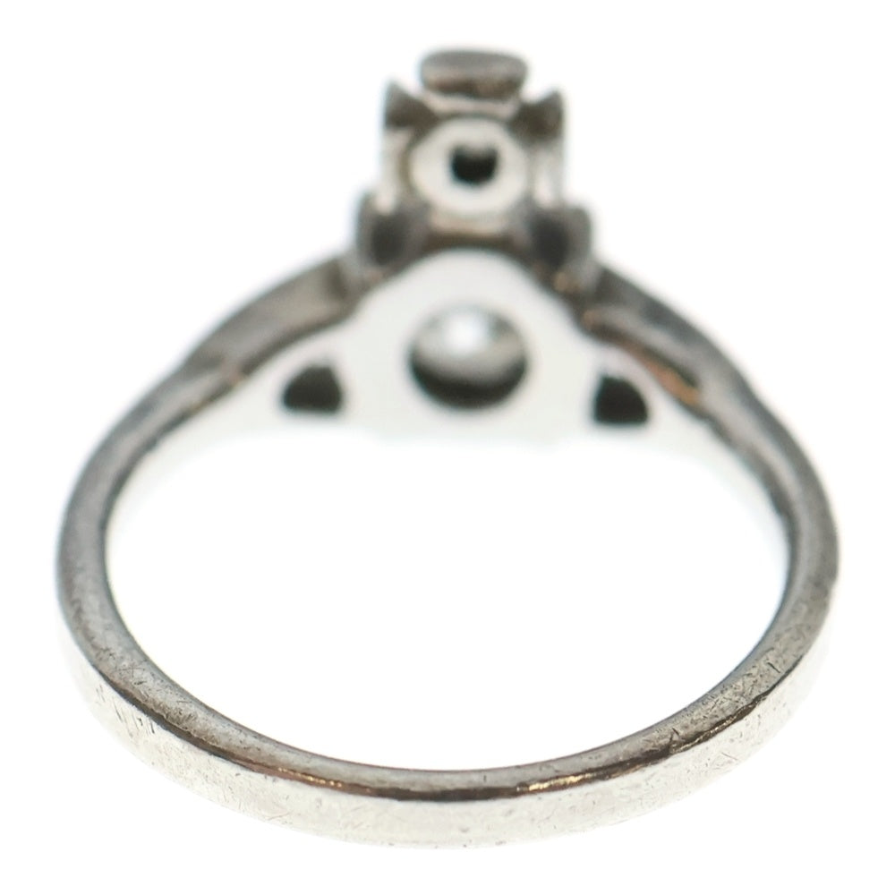 Vivienne Westwood(ヴィヴィアンウエストウッド) REINA オーブ レイナ ラインストーン ピンキーリング シルバー レディース