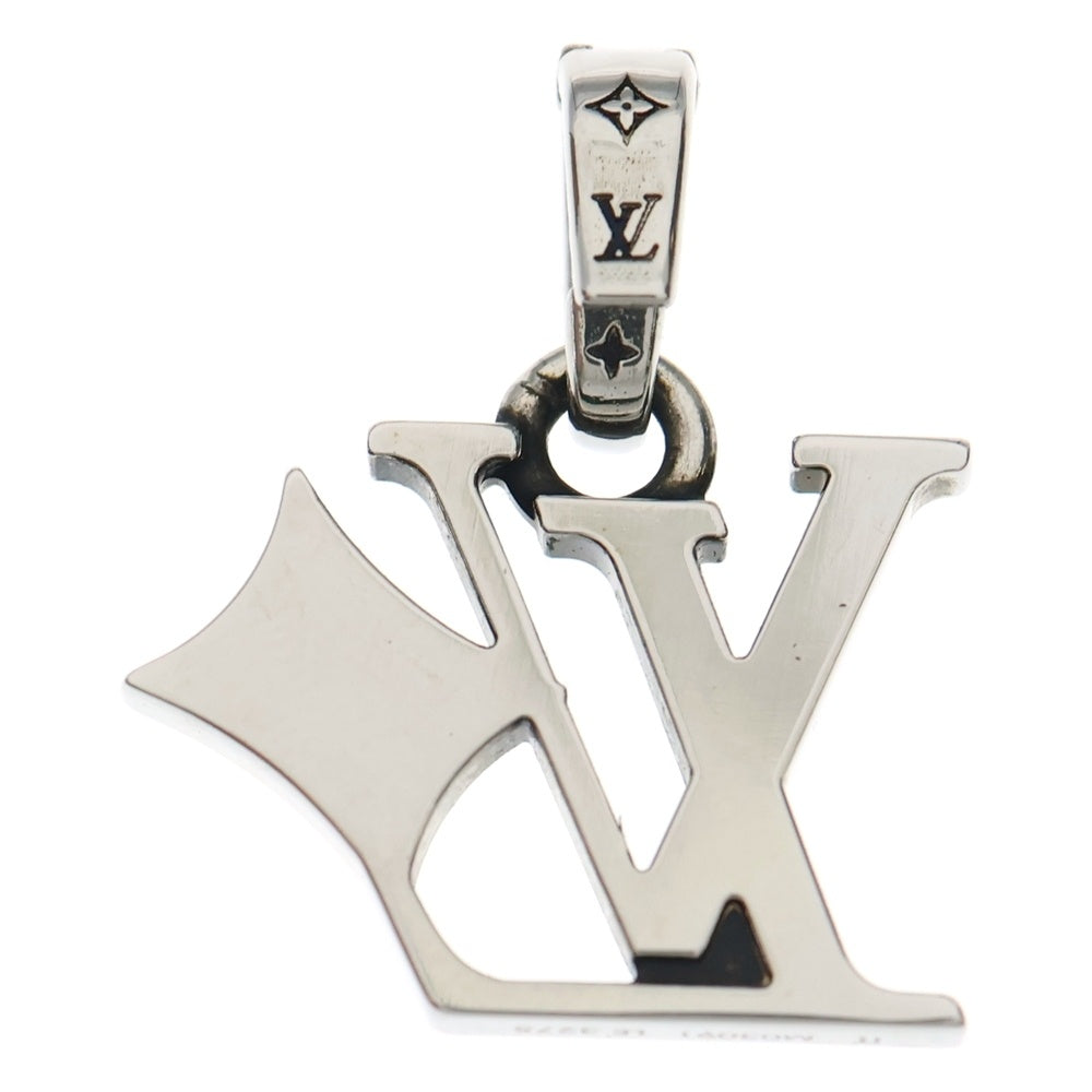 LOUIS VUITTON(ルイヴィトン) LV フラワー ネックレストップ シルバー M03091