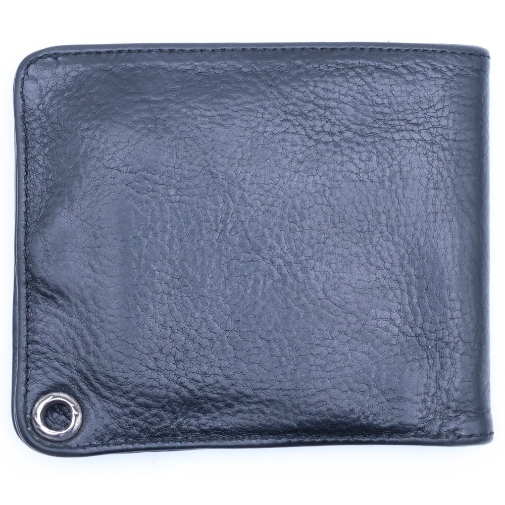 CHROME HEARTS(クロムハーツ) 1SNAP 1スナップ クロス ボールボタン レザーウォレット 財布 ブラック BCA361