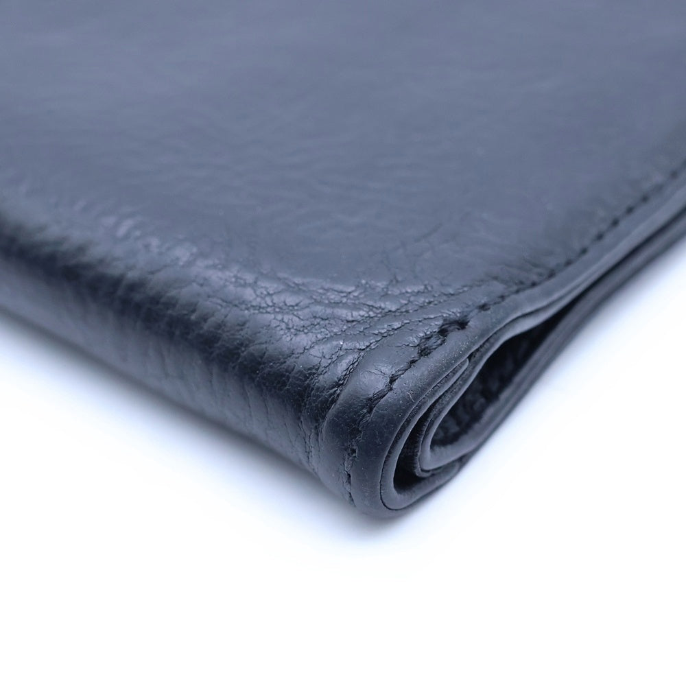 CHROME HEARTS(クロムハーツ) 1SNAP 1スナップ クロス ボールボタン レザーウォレット 財布 ブラック BCA361