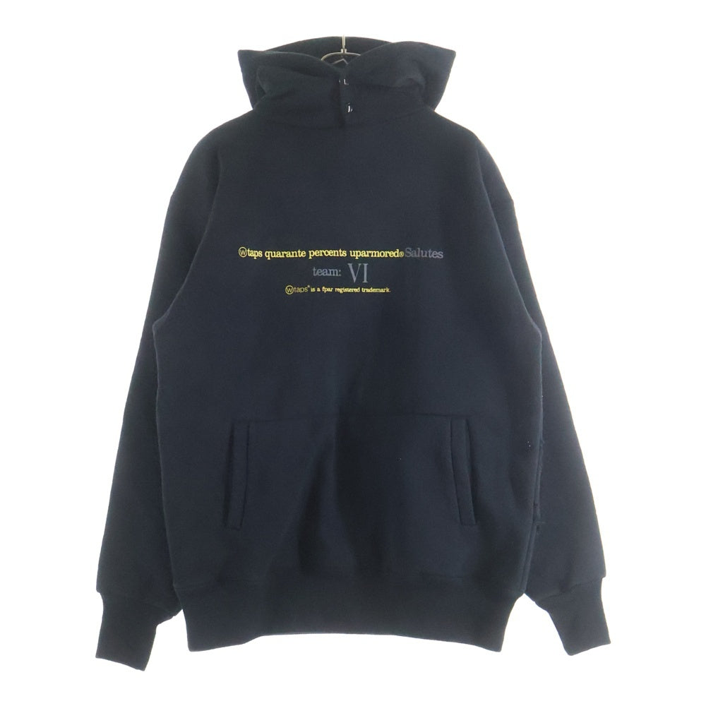 WTAPS ダブルタップス THE UP-ARMORED FORPER Team VI Salutes プルオーバーパーカー フーディ ブラック WTAPS(ダブルタップス) THE UP-ARMORED FORPER Team VI Salutes プル