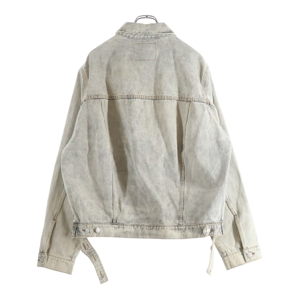 MARTINE ROSE(マーティンローズ) オーバーサイズ サイドジップデザイン デニムジャケット Gジャン インディゴ