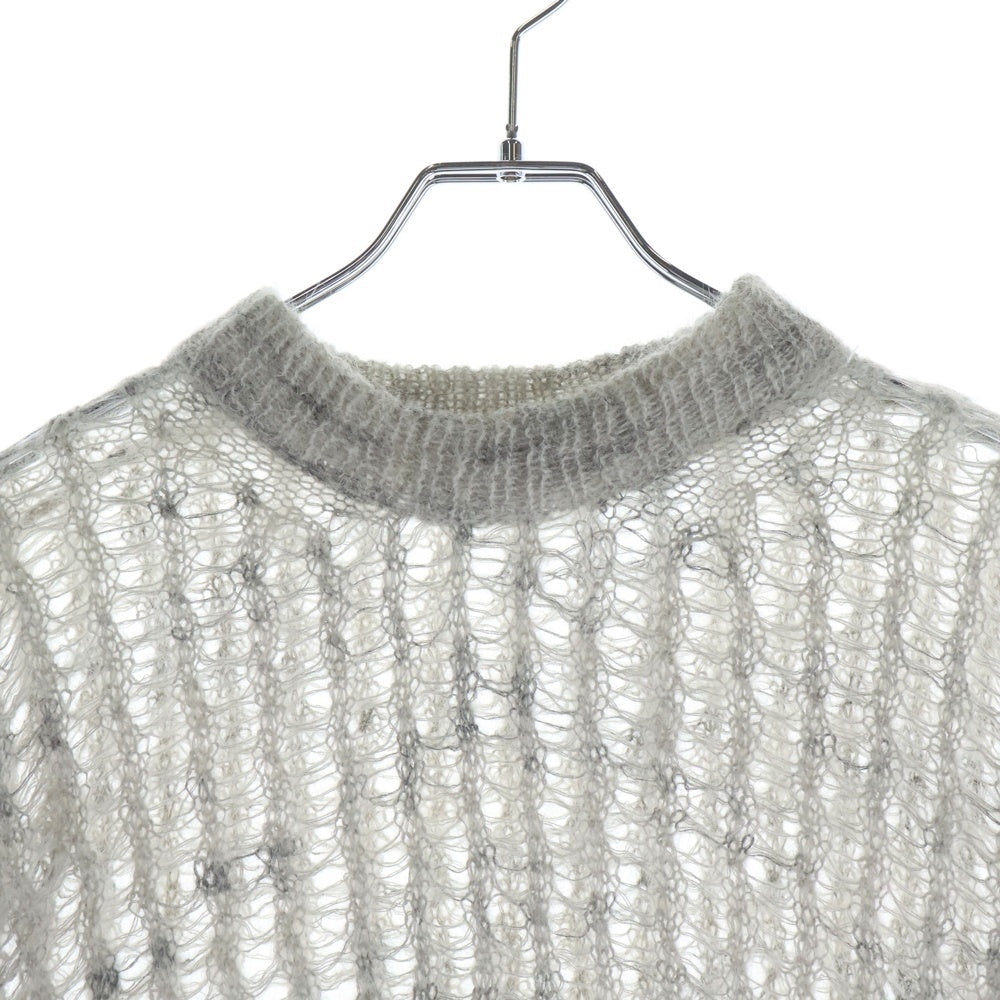 Acne Studios(アクネ ストゥディオズ) モヘア混 クルーネックニットセーター グレー レディース FN-WN-KNIT000327