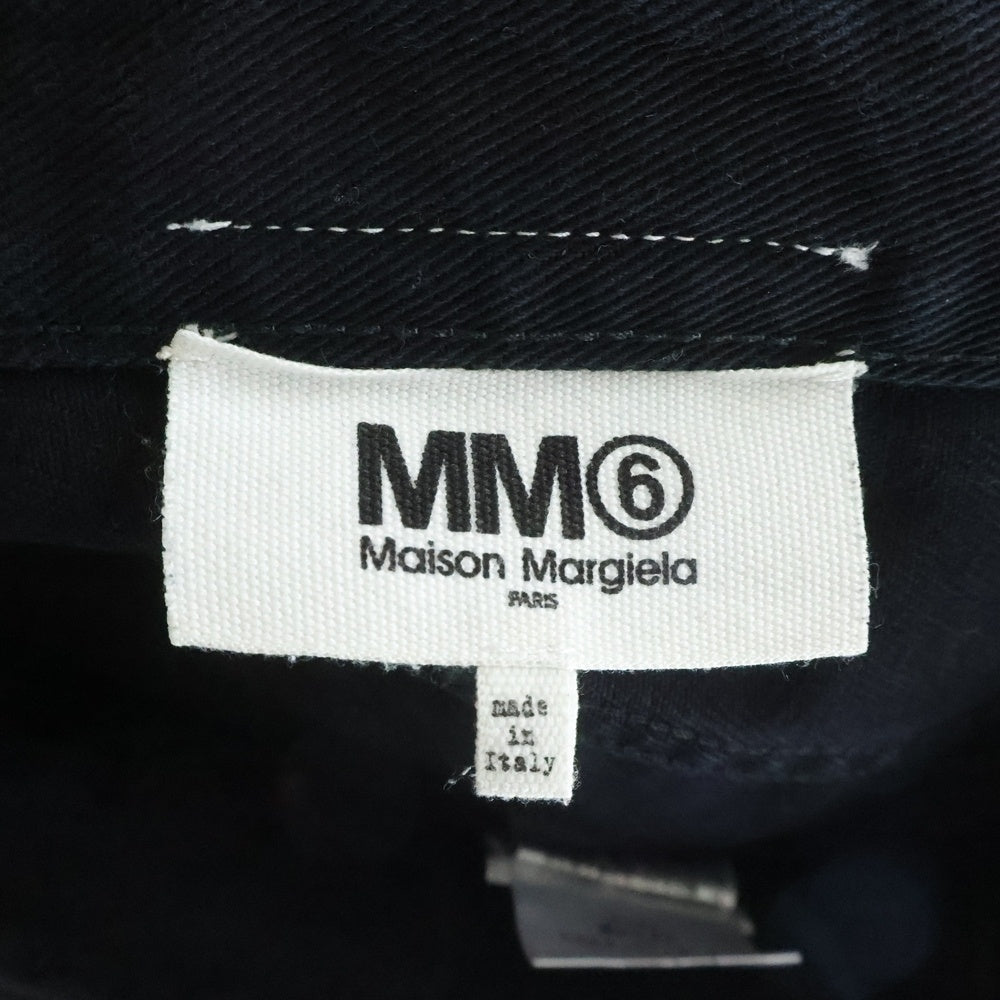 MM6 Maison Margiela(エムエムシックスメゾンマルジェラ) Boy Friend Denim Pants S62LB0050 センタージップ ボーイフレンドデニムパンツ ブラック