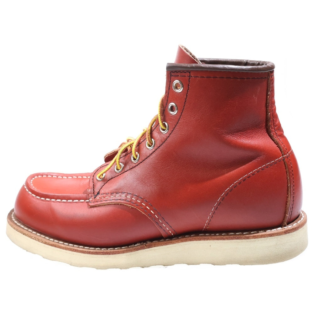 RED WING(レッド ウイング) 23年製 復刻 四角犬タグ アイリッシュセッター モックトゥ クラシック ワークブーツ ブラウン 8875