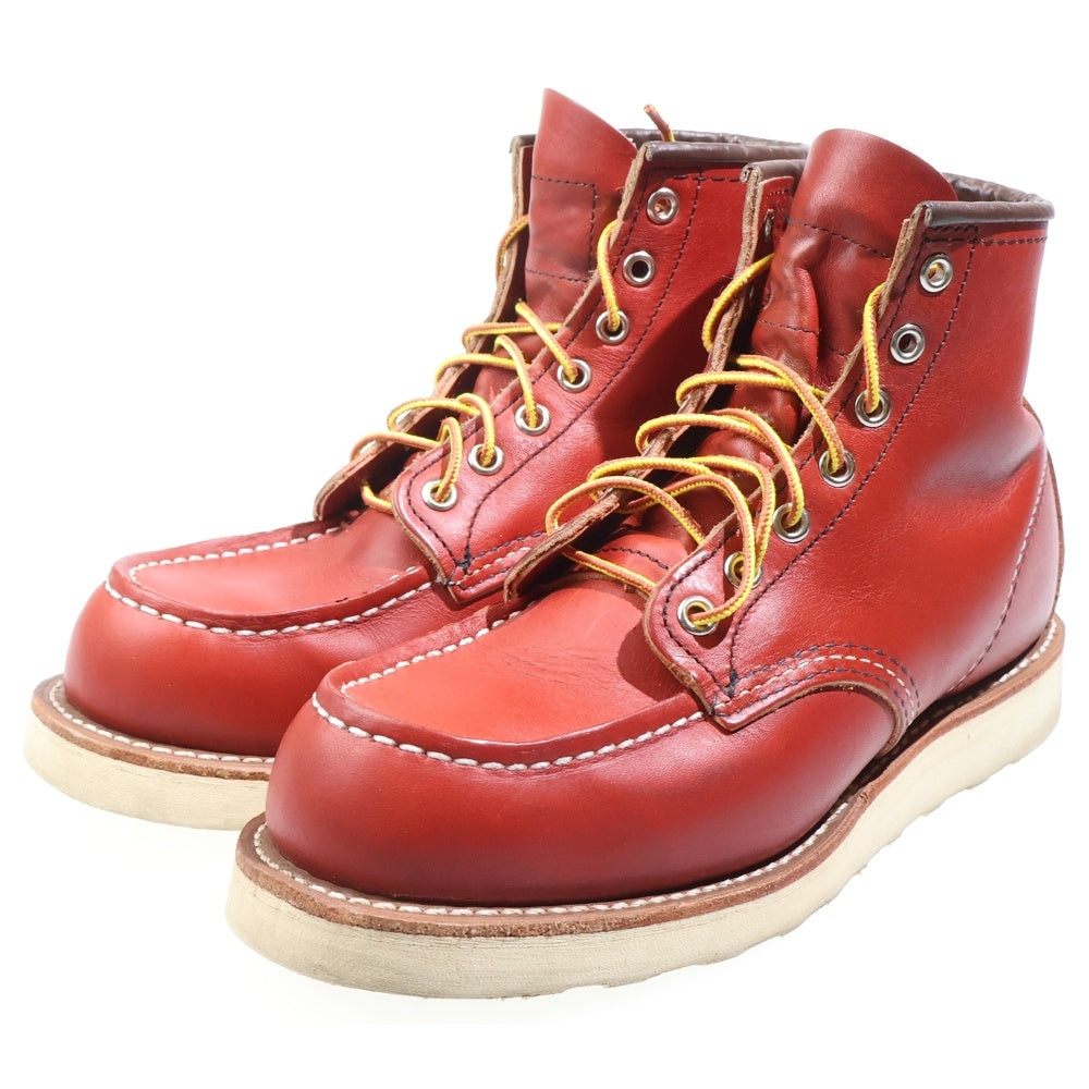 RED WING(レッド ウイング) 23年製 復刻 四角犬タグ アイリッシュセッター モックトゥ クラシック ワークブーツ ブラウン 8875