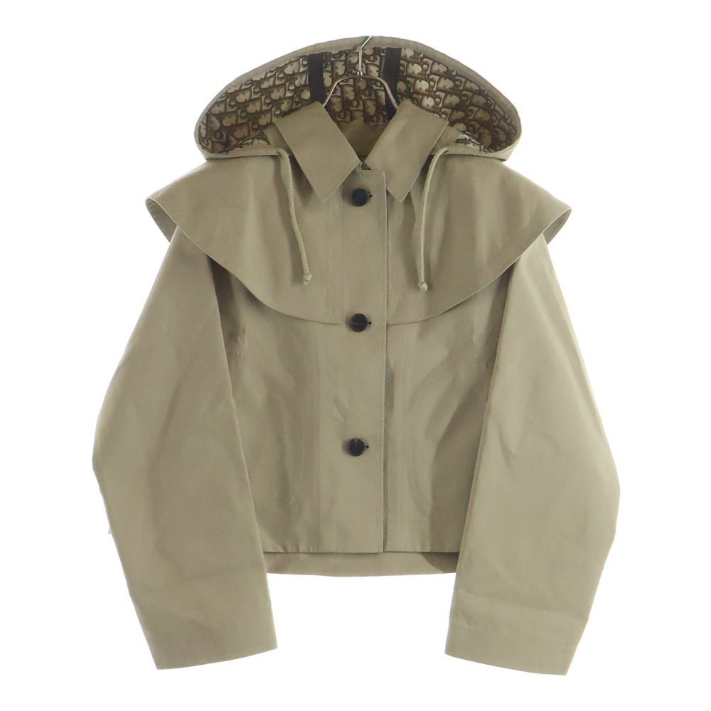 Christian Dior(クリスチャンディオール) 裏地オブリークショートコート トレンチコート レディース ベージュ 227C34A3905