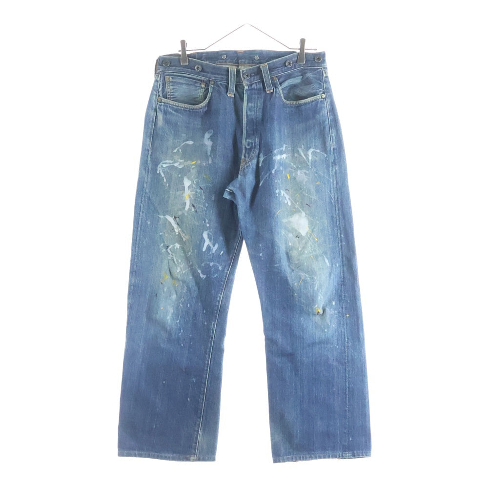 Levi's(リーバイス) 201 No.2 DENIM DEAD STOCK 20201 0020 1920年モデル 復刻 ボタン裏555 バレンシア工場 LVC リネンパッチ デニムパンツ ジーンズ インディゴ