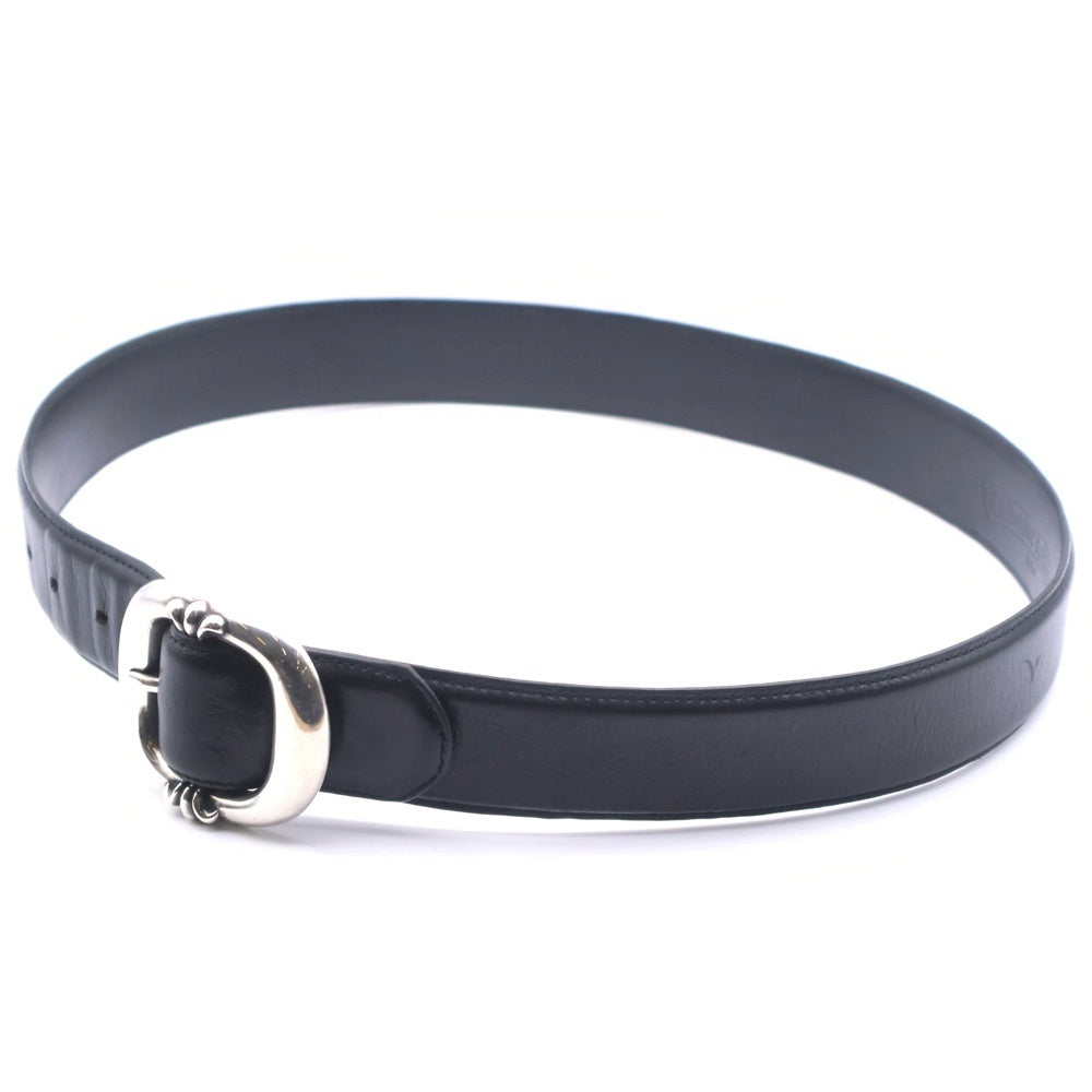 CHROME HEARTS(クロムハーツ) BLT GUNSLINGER1.5 ガンスリンガーバックル レザーベルト シルバー BCA356