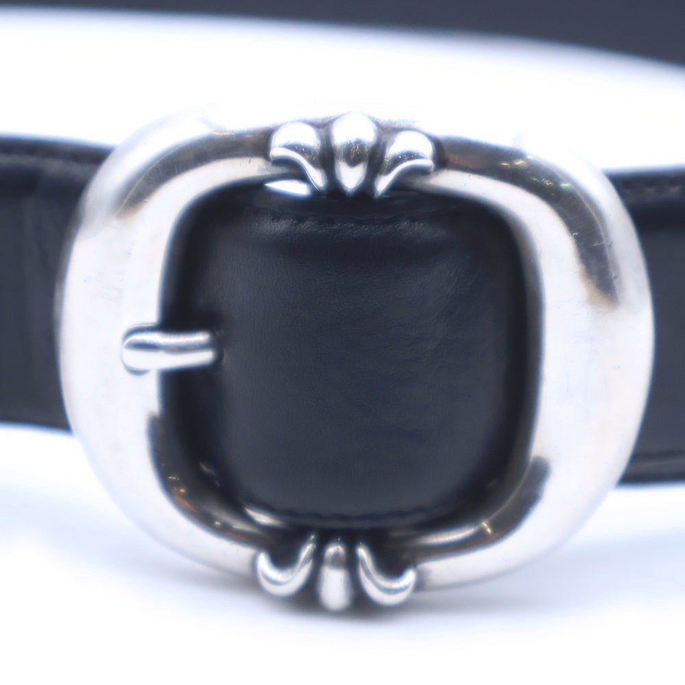CHROME HEARTS(クロムハーツ) BLT GUNSLINGER1.5 ガンスリンガーバックル レザーベルト シルバー BCA356
