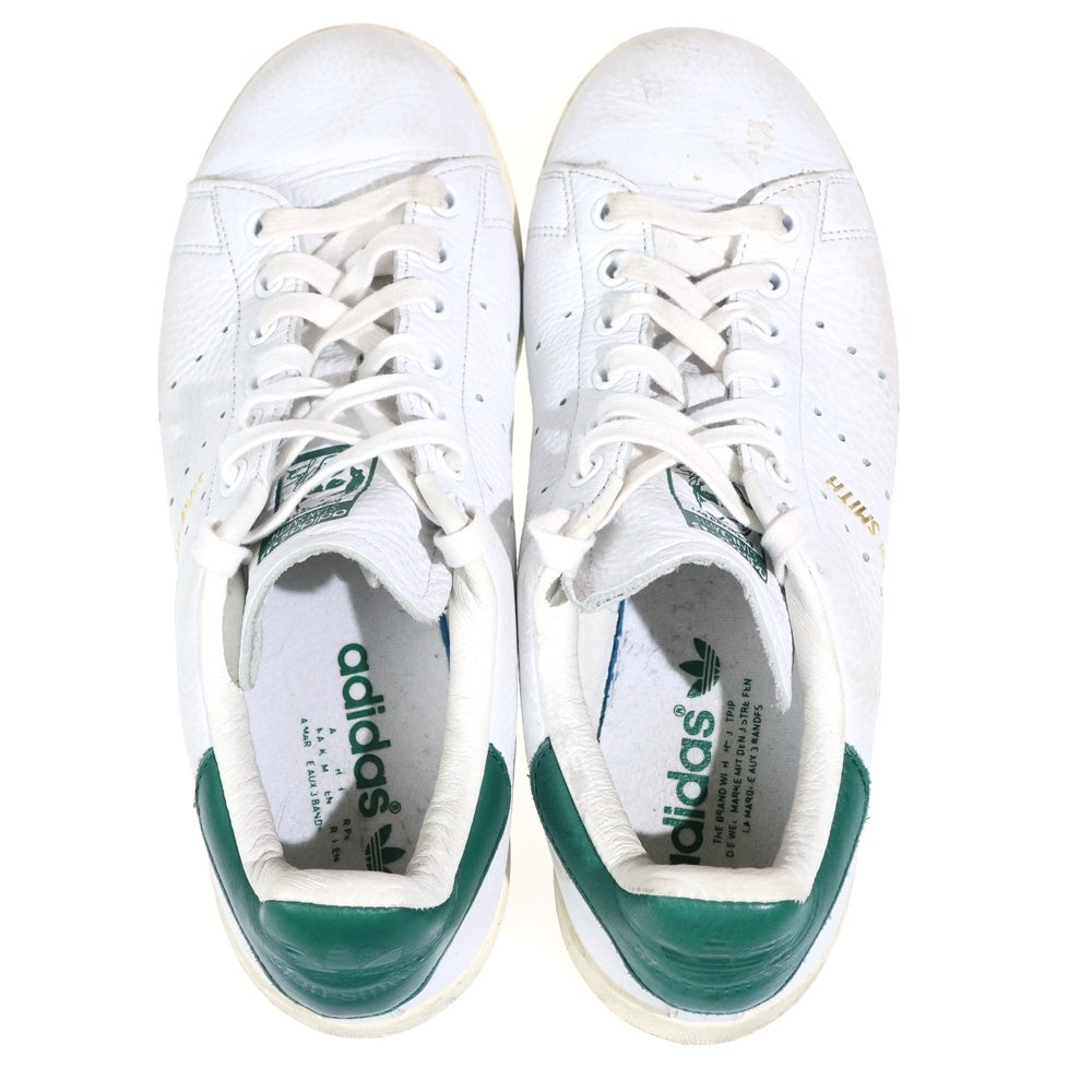 adidas(アディダス) STAN SMITH スタンスミス レザー ローカットスニーカー シューズ ホワイト/グリーン US7.5/25.5cm CQ2871