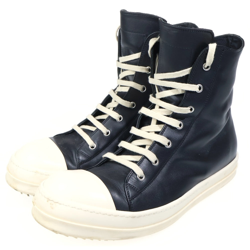 Rick Owens(リックオウエンス) SNEAKERS RU02C7890 LPO スニーカーズ レザー ハイカットスニーカー ブラック