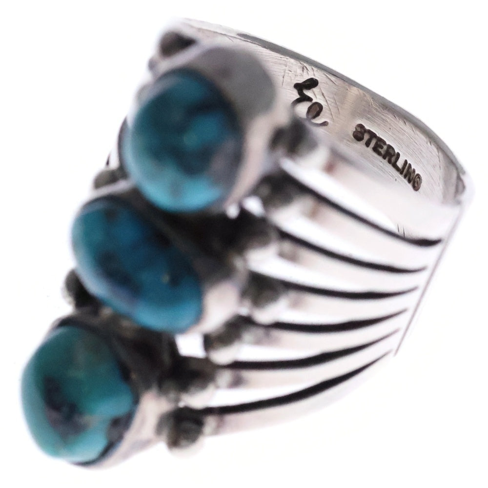 INDIAN JEWELRY(インディアンジュエリー) NAVAJO Joelias Draper ナバホ族 ジョエリアス ドラッパー ターコイズ リング シルバー