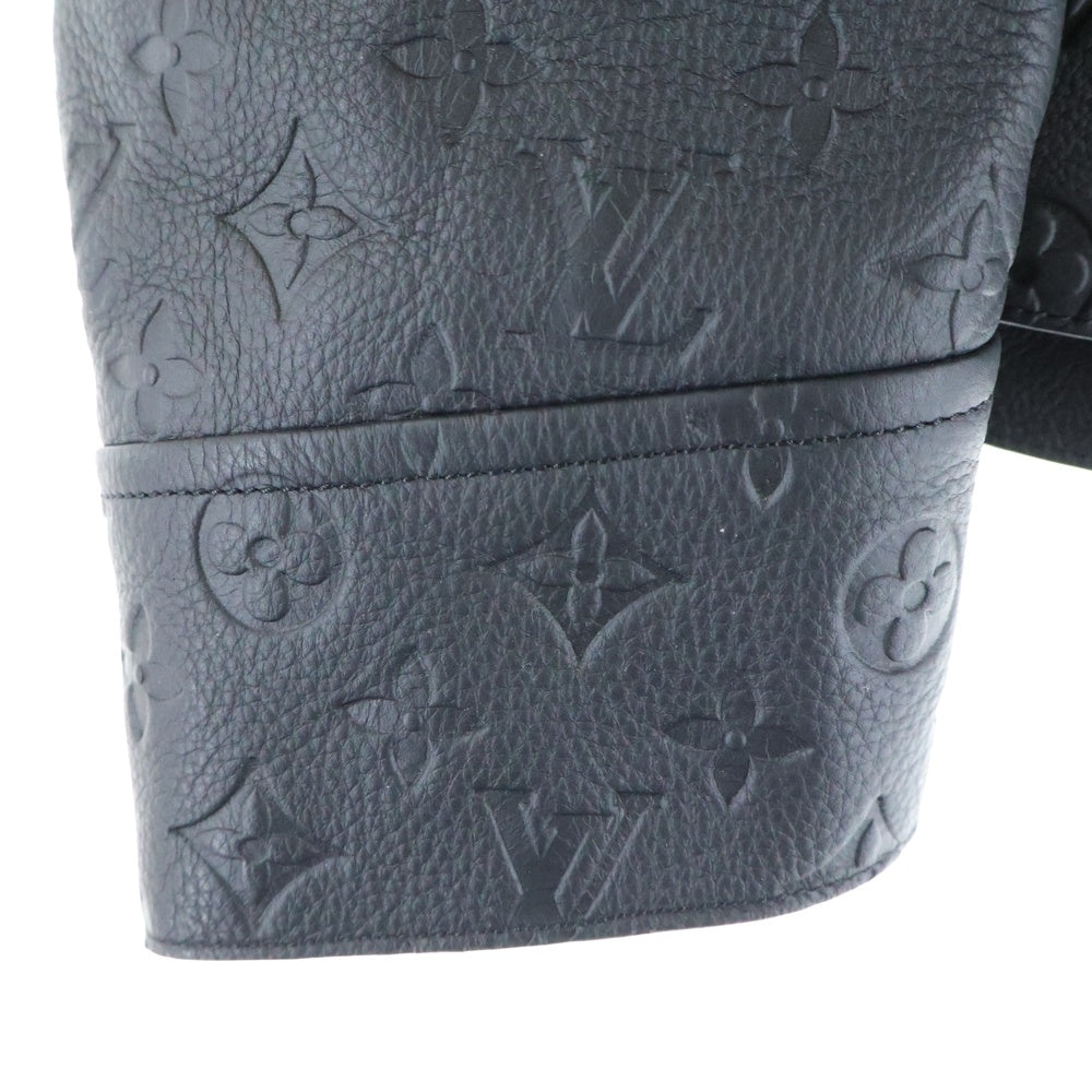 LOUIS VUITTON(ルイヴィトン) 23SS モノグラム エンボス ユーティリティ レザージャケット ブラック HIL46EQXS