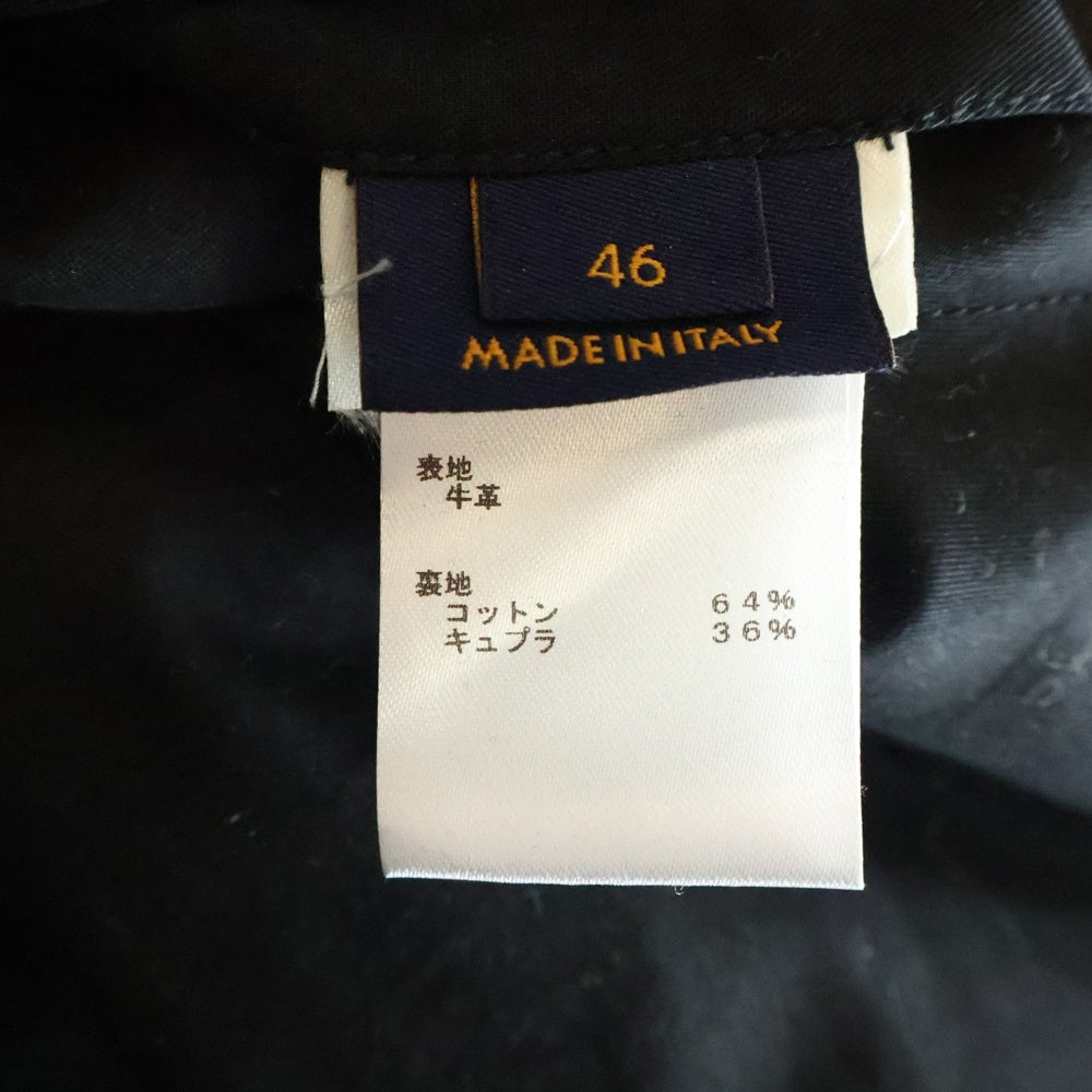 LOUIS VUITTON(ルイヴィトン) 23SS モノグラム エンボス ユーティリティ レザージャケット ブラック HIL46EQXS