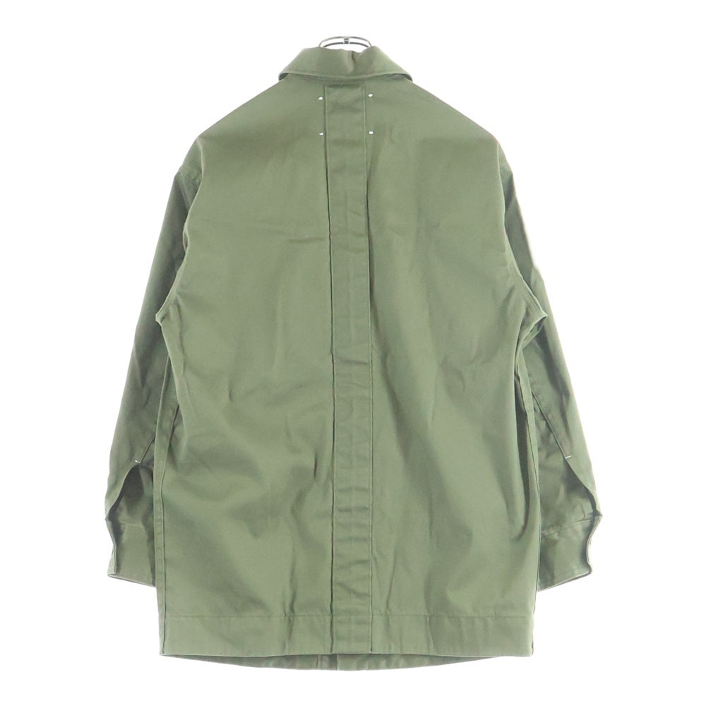 NO BRAND(ノーブランド) UPPER HIGHTS 【アッパーハイツ】 18SS ARMY Oversize Jacket 363A711 アーミー オーバーサイズカバーオール ミリタリージャケット カーキ レディース
