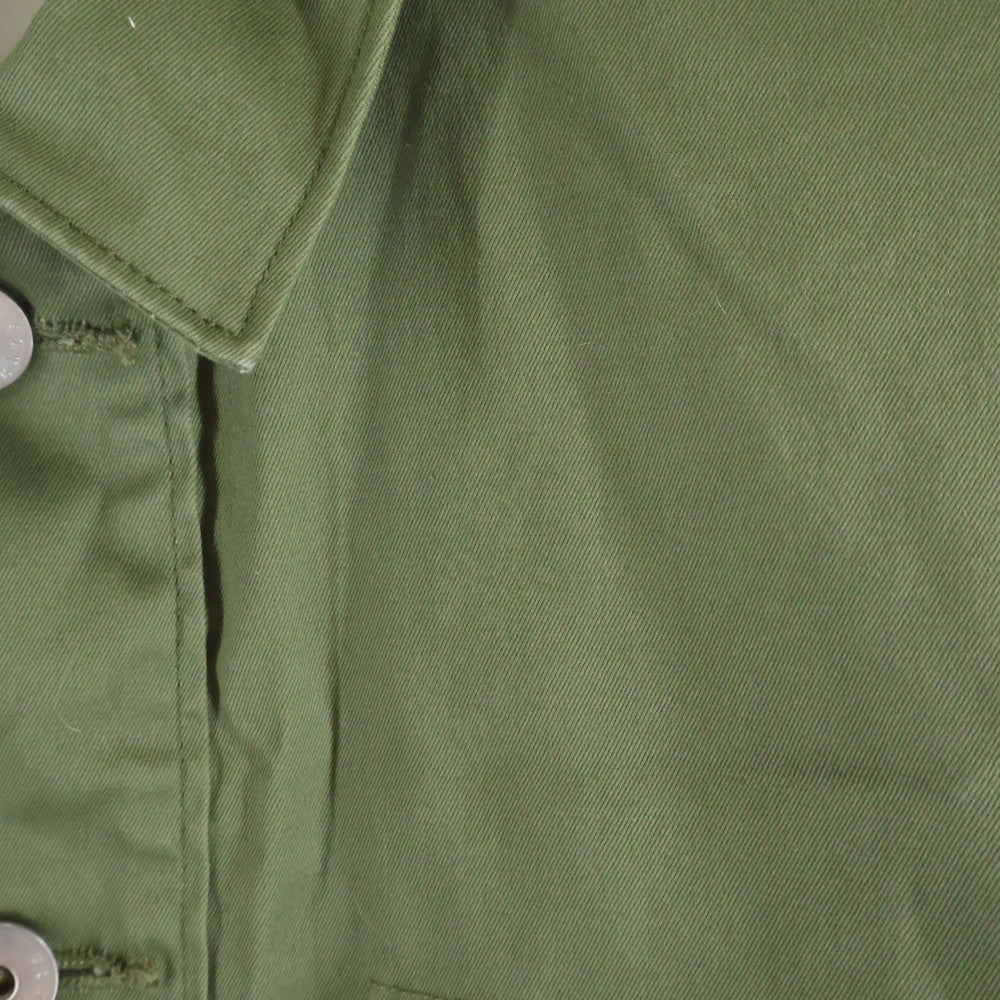 NO BRAND(ノーブランド) UPPER HIGHTS 【アッパーハイツ】 18SS ARMY Oversize Jacket 363A711 アーミー オーバーサイズカバーオール ミリタリージャケット カーキ レディース
