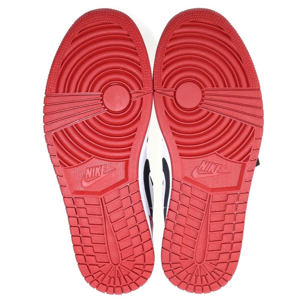 NIKE(ナイキ) Air Jordan 1 Low Black Toe 553558-116 エアジョーダン1 ブラックトゥ ローカットスニーカー レッド US9.5/27.5cm
