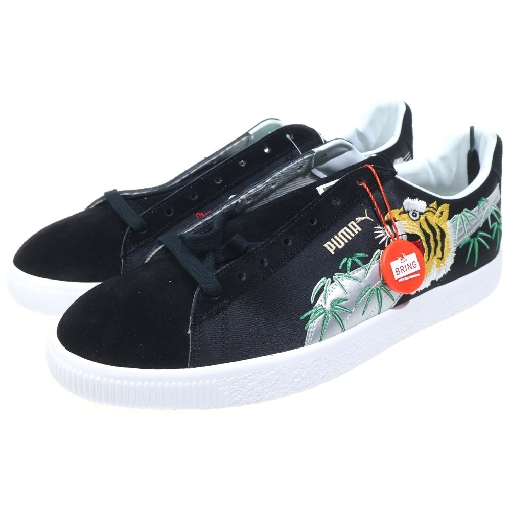PUMA(プーマ) ×atmos Suede Vintage MIJ Sukajan 383609 アトモス ヴィンテージ MIJ スカジャン ローカットスニーカー ブラック US10/28cm