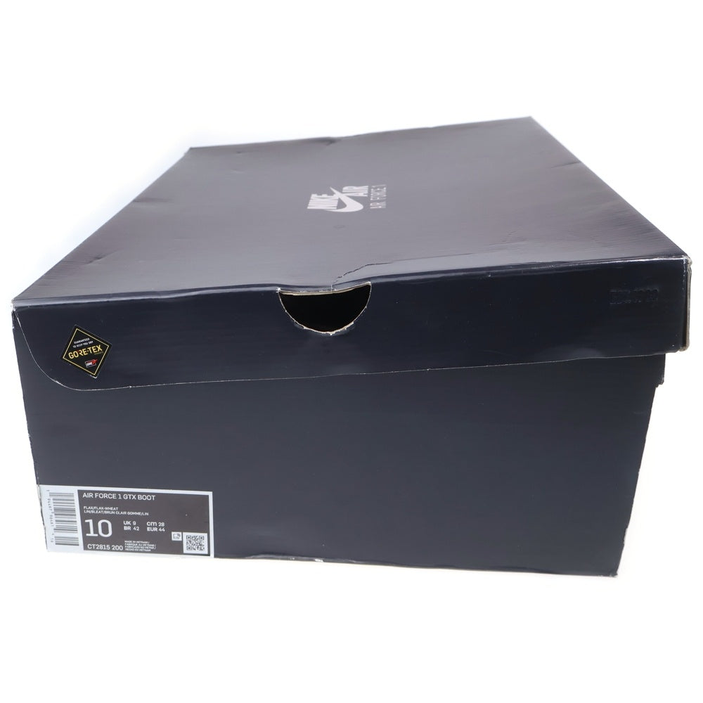 NIKE(ナイキ) Air Force 1 High GORE-TEX Boot Flax CT2815 200 エアフォース1 ハイ ゴアテックス ブーツ フラックス ブラウン US10/28cm