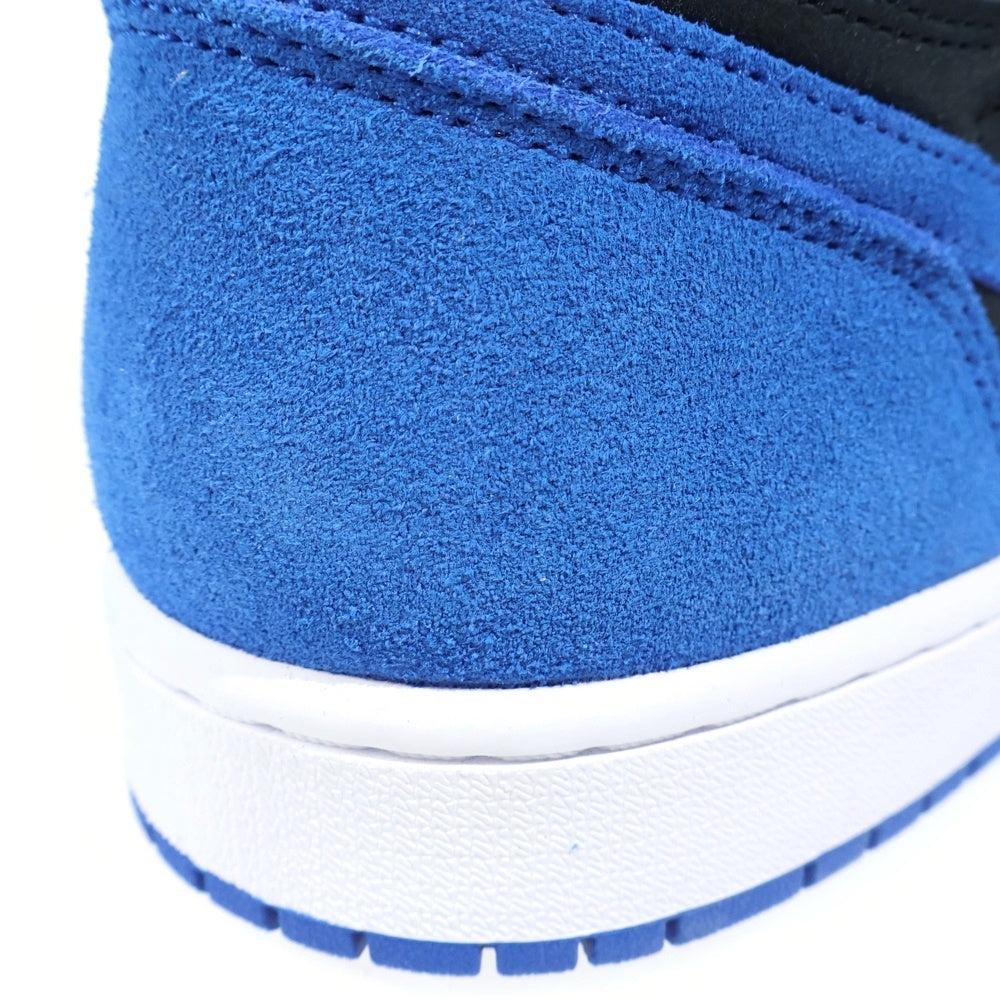 NIKE(ナイキ) AIR JORDAN 1 RETRO HIGH OG ROYAL REIMAGINED DZ5485-042 エアジョーダン1 レトロ ロイヤル リイマジンド ハイカットスニーカー ブラック/ブルー US9.5/27.5cm