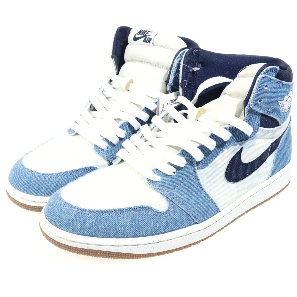 NIKE(ナイキ) AIR JORDAN1 RETRO HIGH OG FQ2947-100 エアジョーダン1 デニム ハイカットスニーカー インディゴ US9.5/27.5cm