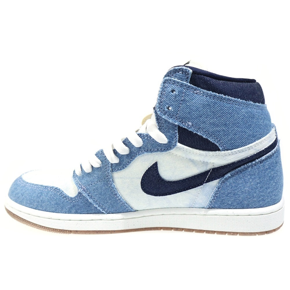 NIKE(ナイキ) AIR JORDAN1 RETRO HIGH OG FQ2947-100 エアジョーダン1 デニム ハイカットスニーカー インディゴ US9.5/27.5cm