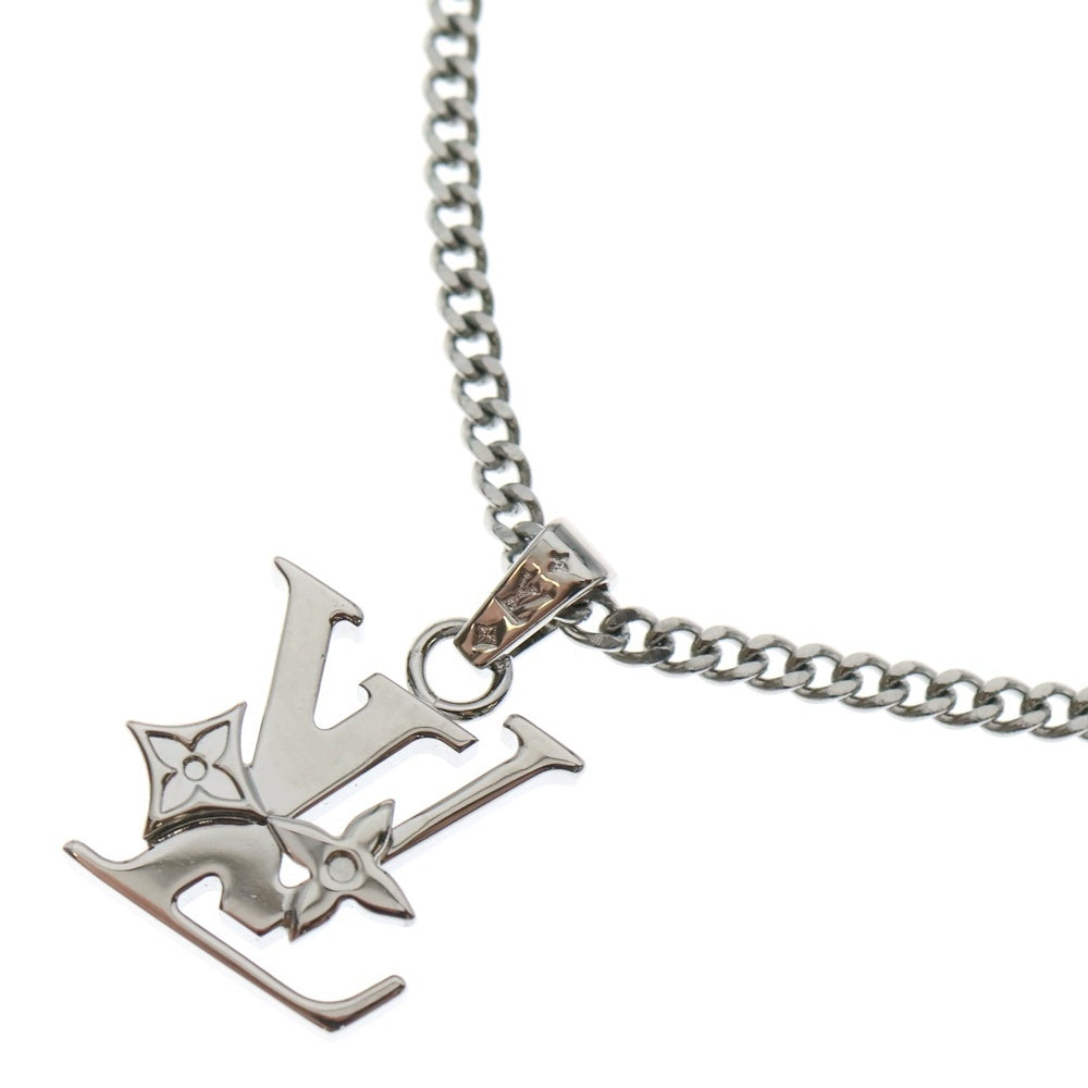 LOUIS VUITTON(ルイヴィトン) モノグラム ロウ チェーンネックレス シルバー M02254 レディース