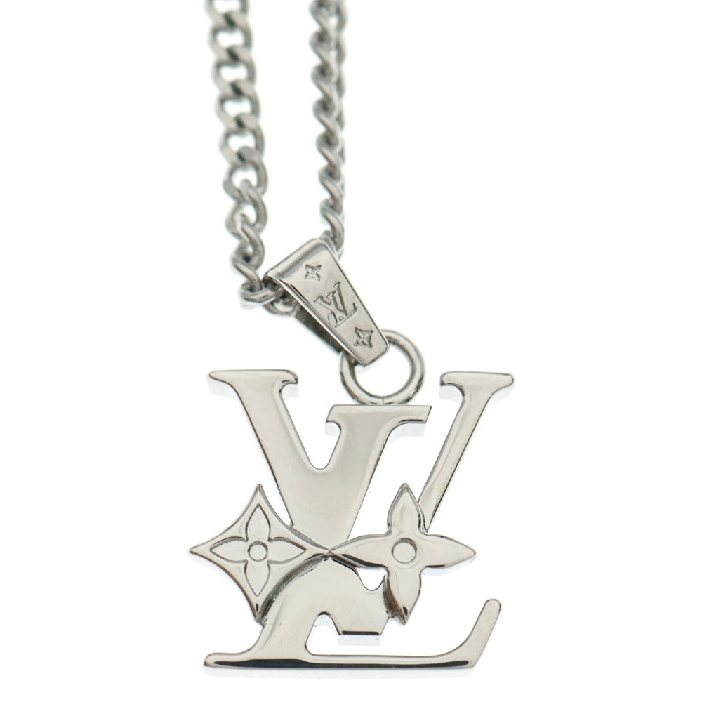 LOUIS VUITTON(ルイヴィトン) モノグラム ロウ チェーンネックレス シルバー M02254 レディース
