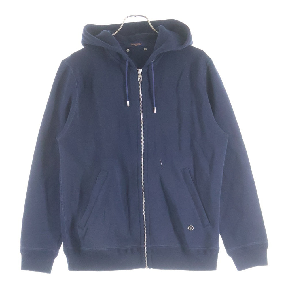 LOUIS VUITTON(ルイヴィトン) 20AW Travel Zip UP Hoodie トラベル ジップアップパーカー フーディ ネイビー RM202Q JUJ HFY42W