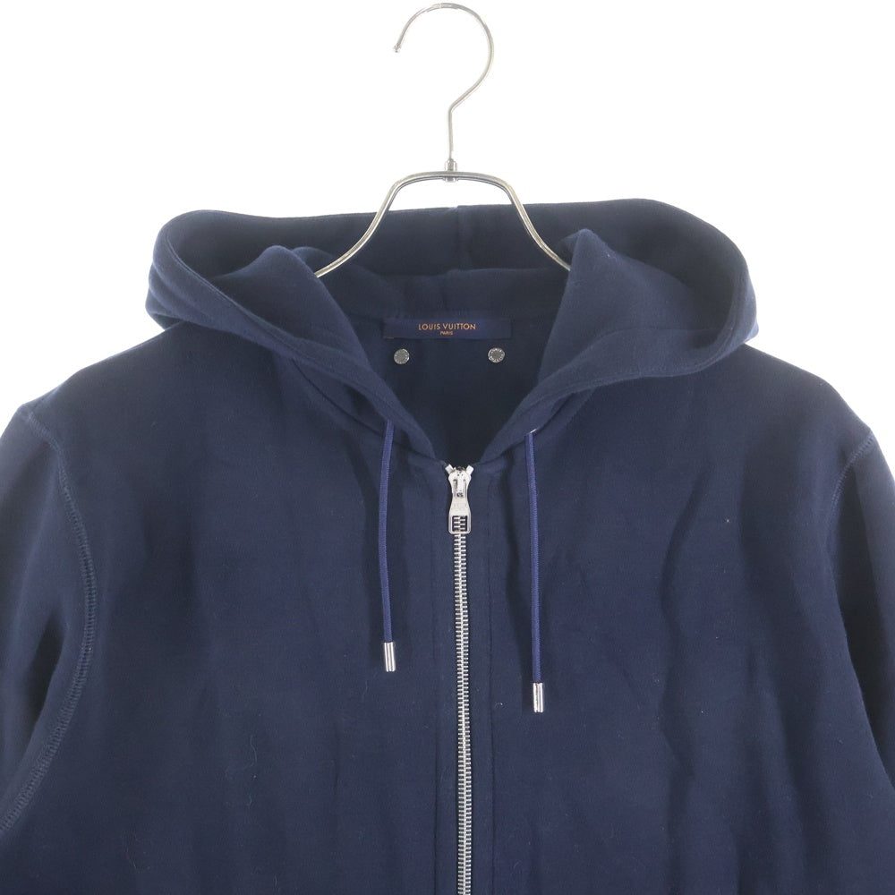 LOUIS VUITTON(ルイヴィトン) 20AW Travel Zip UP Hoodie トラベル ジップアップパーカー フーディ ネイビー RM202Q JUJ HFY42W