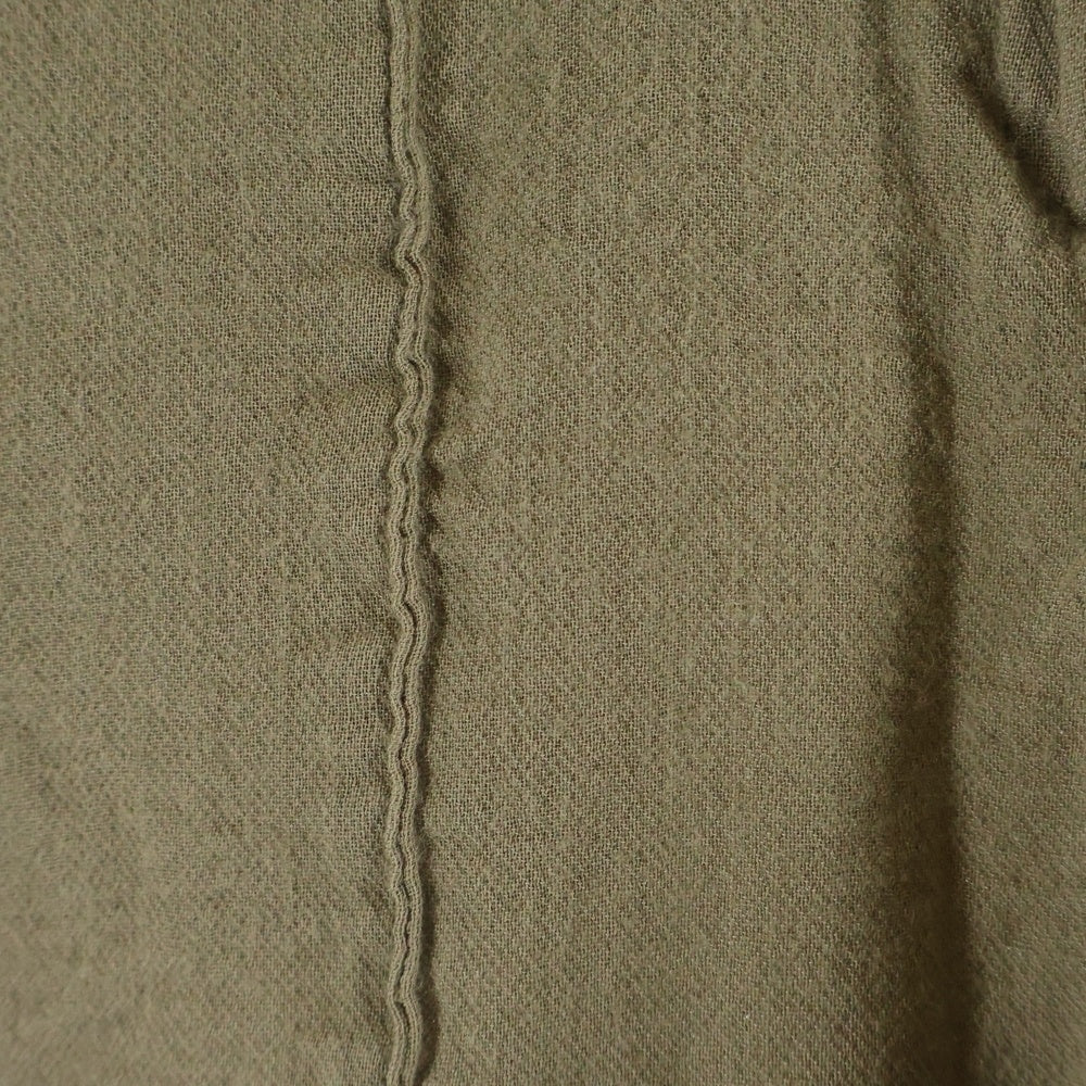 Acne Studios(アクネ ストゥディオズ) 24SS Wool Wide Pants FN-WN-TROU001201 ウールワイドパンツ スラックス カーキ レディース