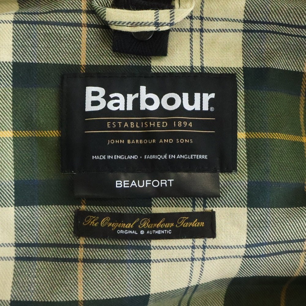 Barbour(バブアー) Beaufort Wax Jacket ビューフォート ワックス ジャケット フードパーツ付 カーキ 252MWX0017