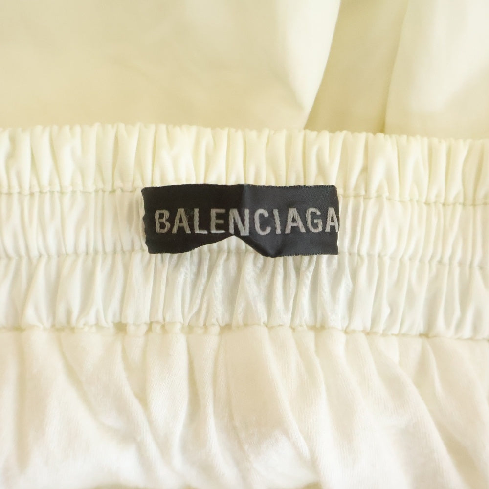 BALENCIAGA(バレンシアガ) 24SS PARIS SOCCER TRACKPANT ナイロン トラックパンツ ホワイト 780874 TPQ38