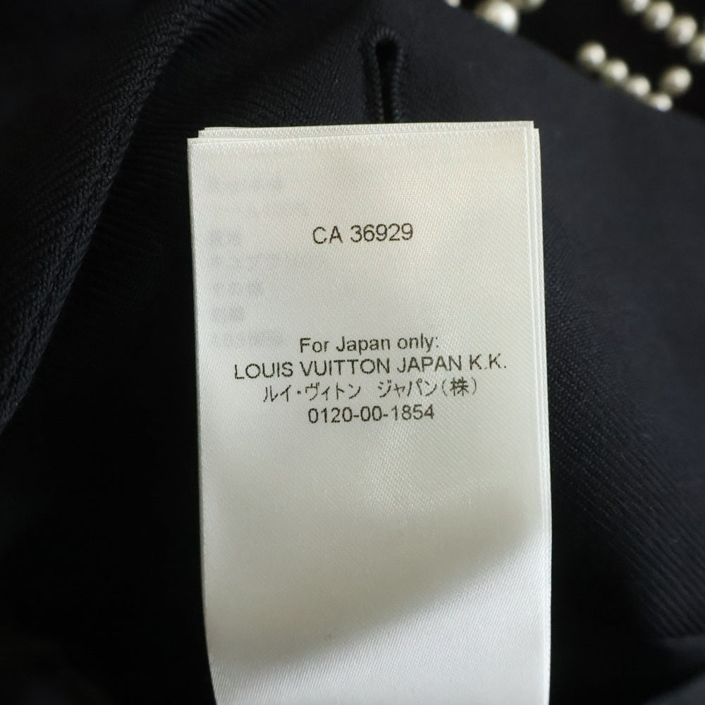 LOUIS VUITTON(ルイヴィトン) 24SS エンベリッシュド パール ジャケット ブルゾン ブラック RM241M FSC HQB31E