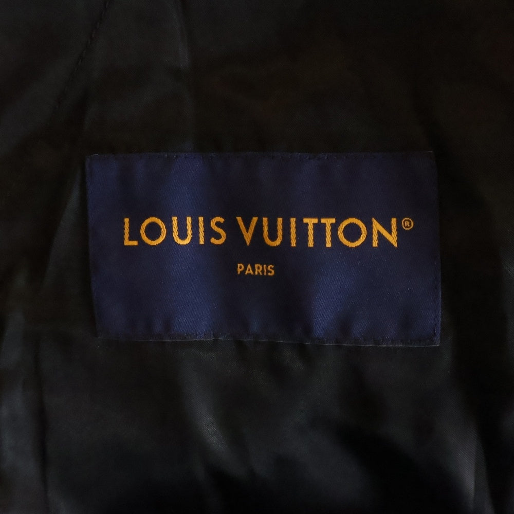 LOUIS VUITTON(ルイヴィトン) 24AW エンブロイダード ロゴ テクニカルジャケット ブルゾン ブラック/ホワイト RM242MM JMP HRB03W