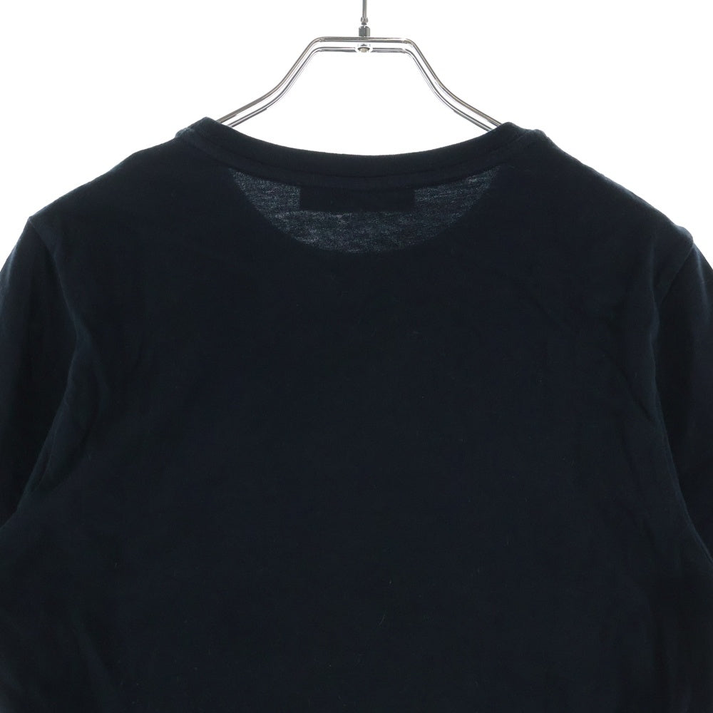 JIMMY CHOO(ジミーチュウ) フロントロゴプリント クルーネック半袖Tシャツカットソー ブラック レディース J000131625