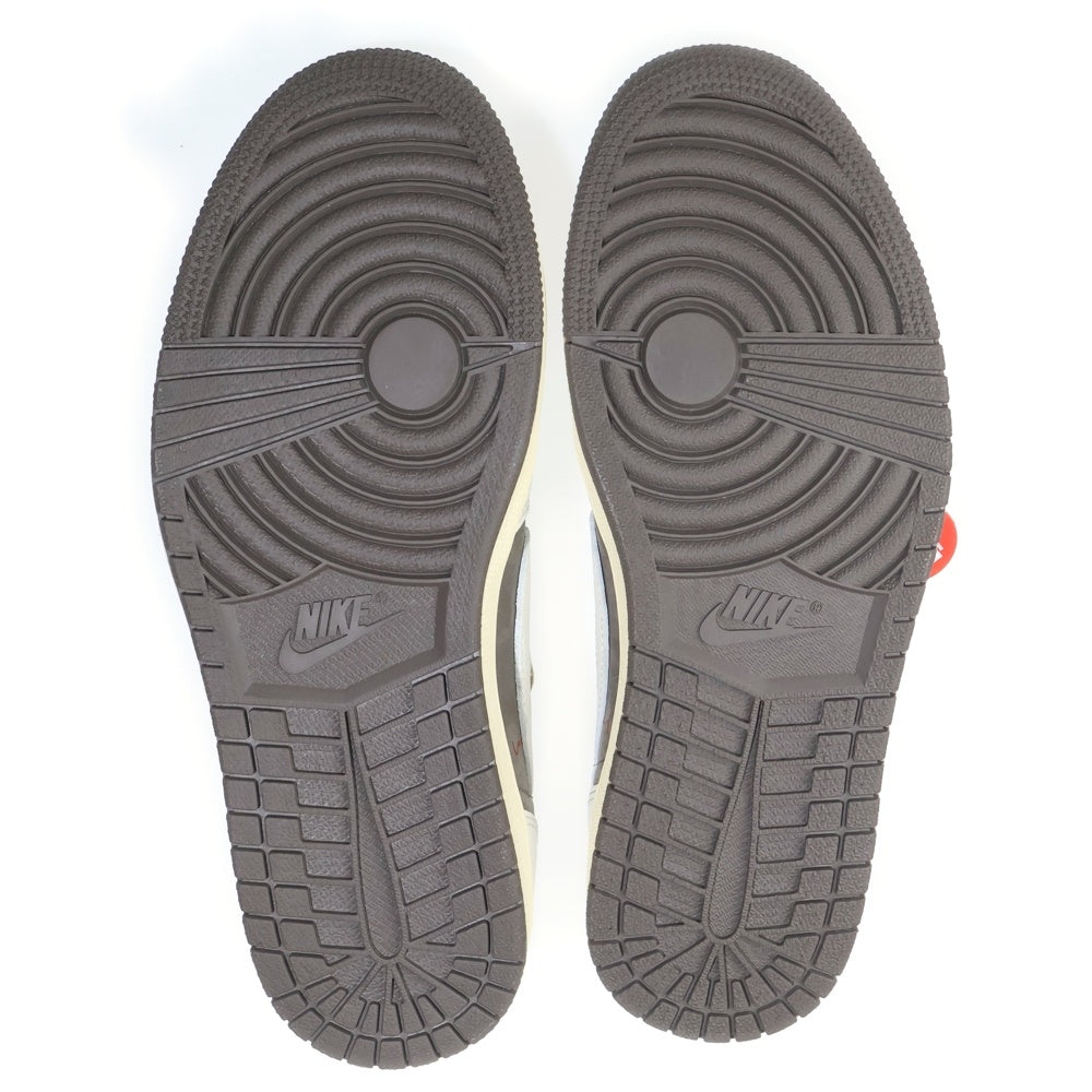 NIKE(ナイキ) ×TRAVIS SCOTT AIR JORDAN1 LOW OG SP トラヴィススコット エアジョーダン1 リバースモカ ローカットスニーカー ベージュ US9/27cm DM7866-162