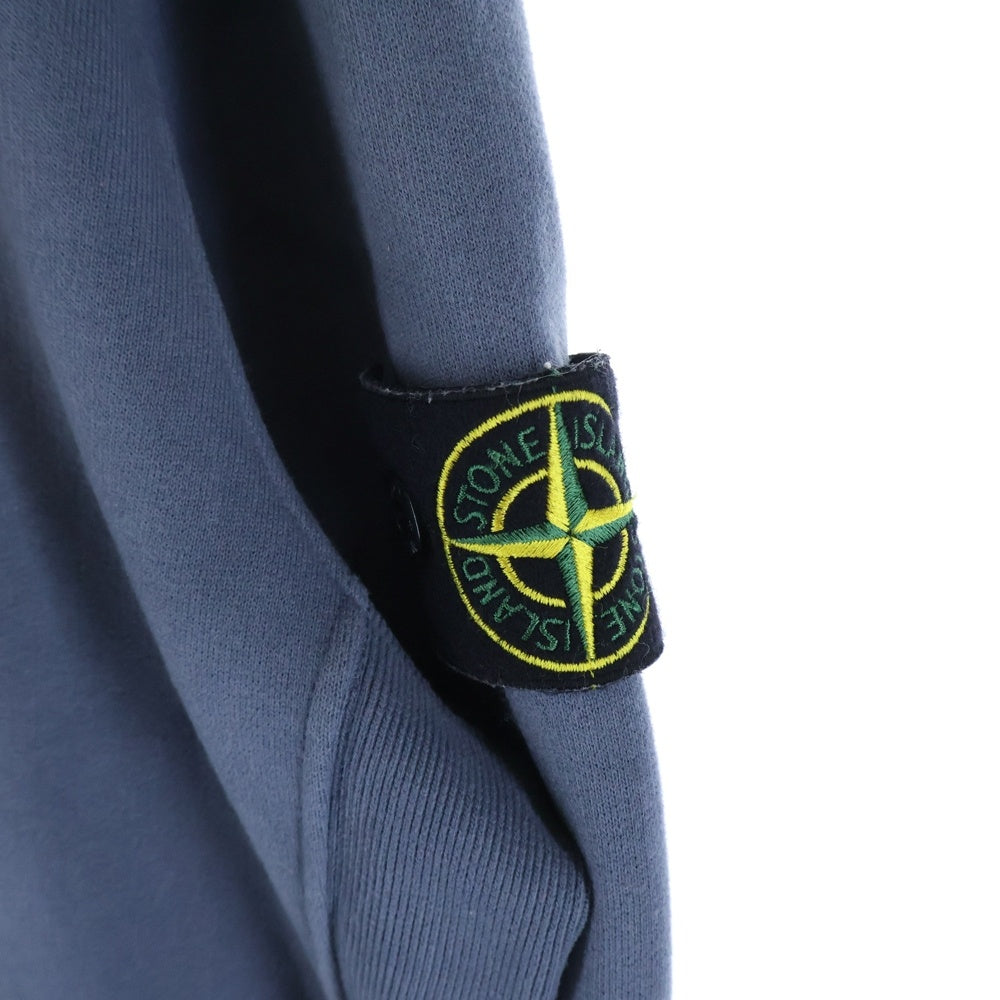 STONE ISLAND(ストーンアイランド) CREW NECK SWEATSHIRT ロゴワッペン クルーネックスウェットトレーナー ブルー 811562420