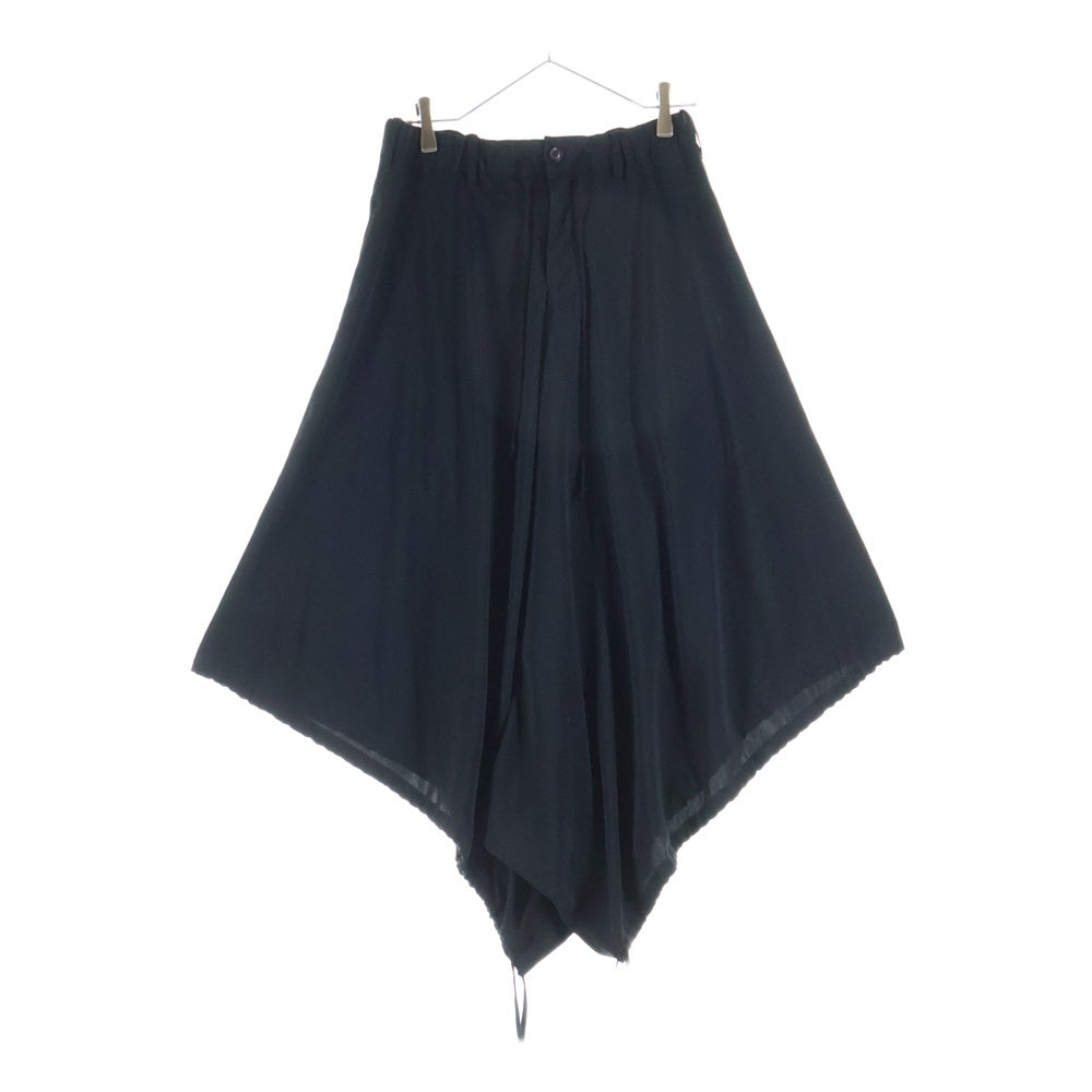 B Yohji Yamamoto(ビー ヨウジヤマモト) 20SS タキシード ワイドタック ハーフパンツ ブラック HN-P59-500
