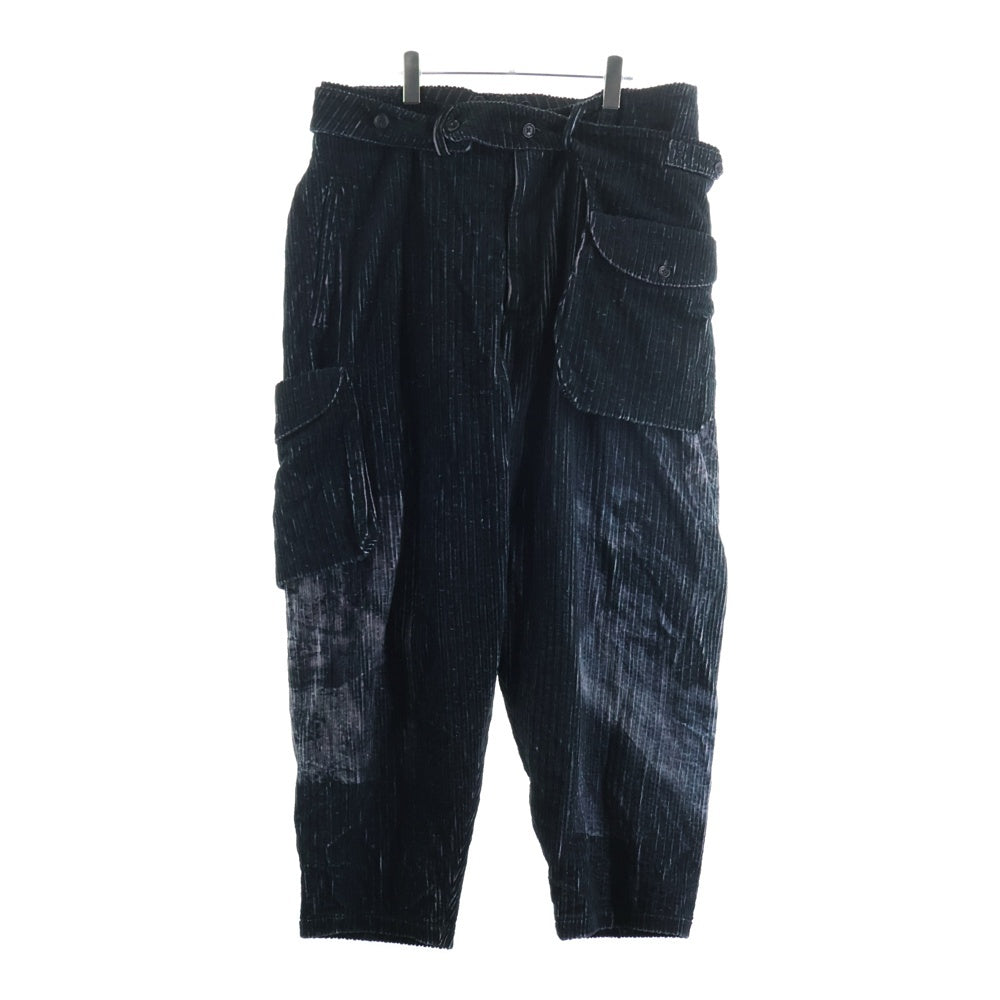 Yohji Yamamoto POUR HOMME(ヨウジヤマモト プールオム) 22AW BEKSINSKI ベクシンスキー コーデュロイ ガウチョパンツ HE-P66-821