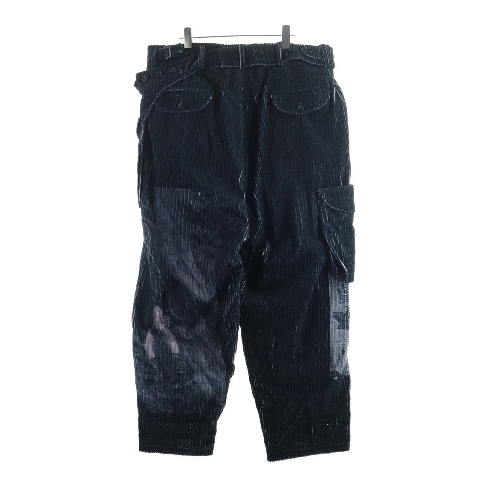 Yohji Yamamoto POUR HOMME(ヨウジヤマモト プールオム) 22AW BEKSINSKI ベクシンスキー コーデュロイ ガウチョパンツ HE-P66-821
