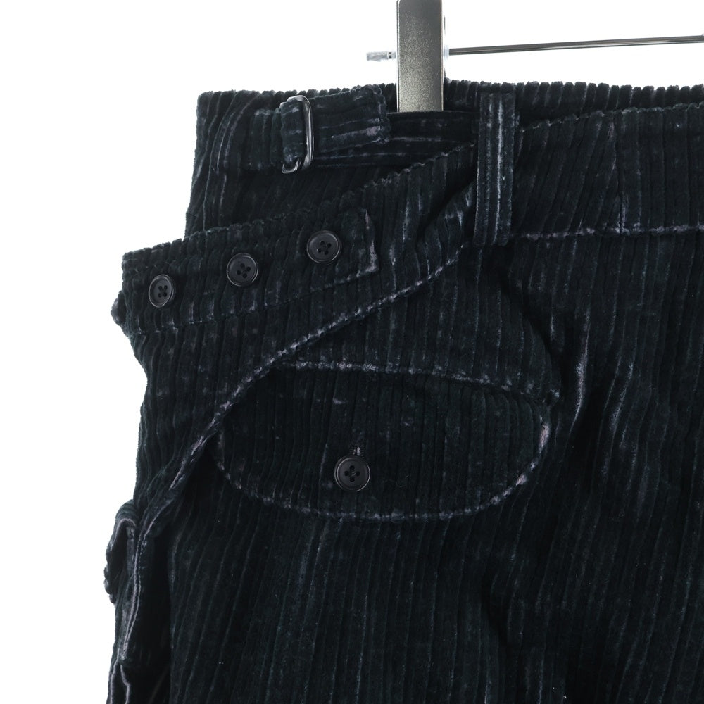 Yohji Yamamoto POUR HOMME(ヨウジヤマモト プールオム) 22AW BEKSINSKI ベクシンスキー コーデュロイ ガウチョパンツ HE-P66-821