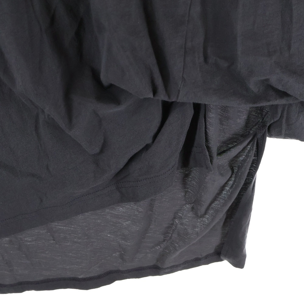 Yohji Yamamoto POUR HOMME(ヨウジヤマモト プールオム) 20SS アシンメトリー 長袖シャツ カットソー グレー HN-T89-880